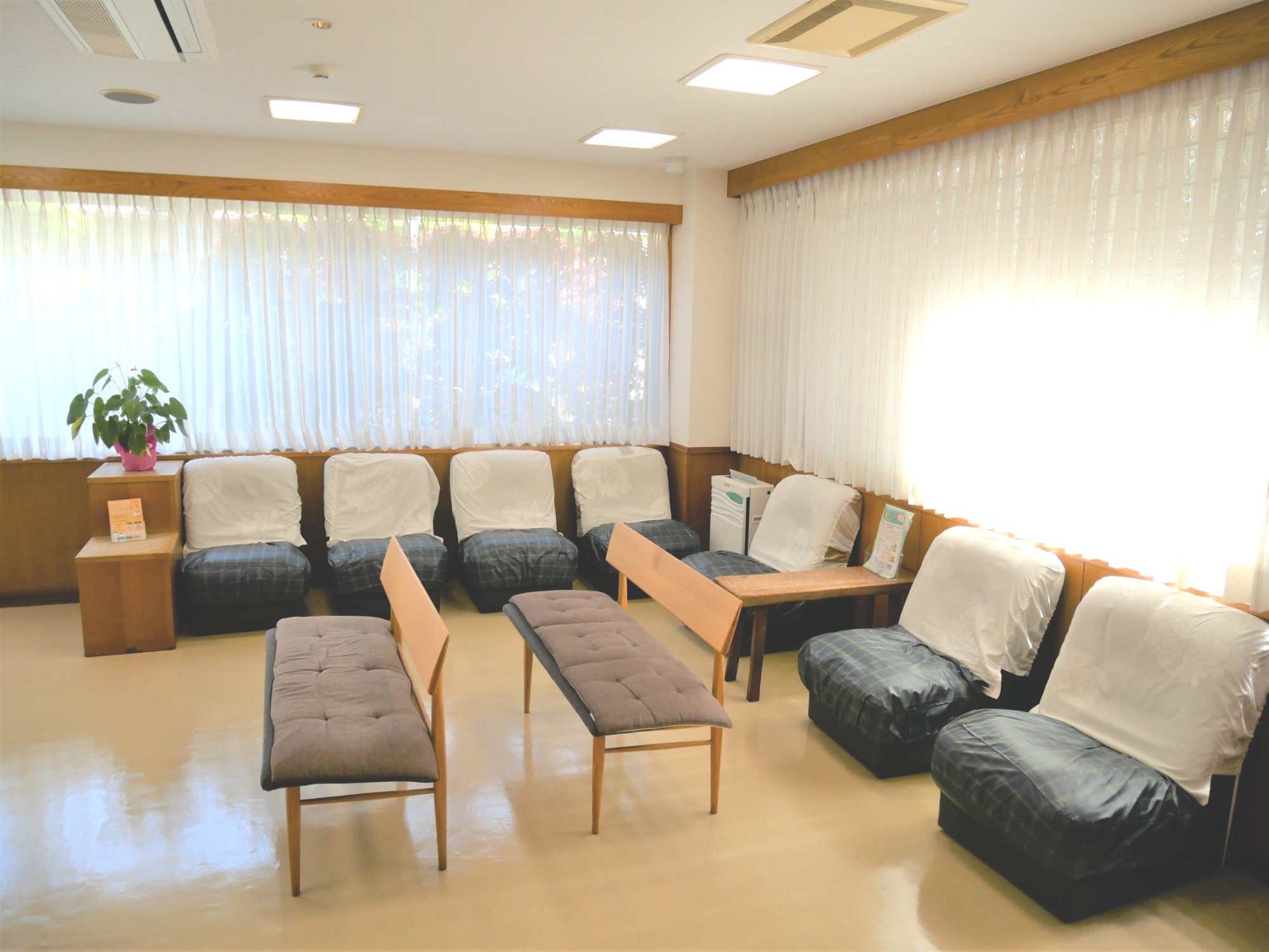 待合室,元住吉駅,豊崎医院.神奈川県,川崎市,中原区,内科,循環器内科